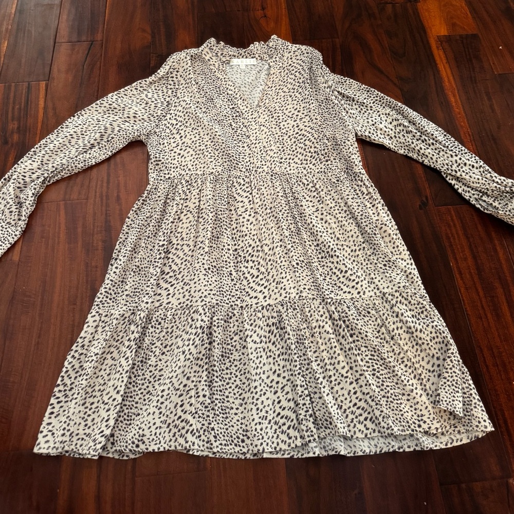 Karlie leopard dress